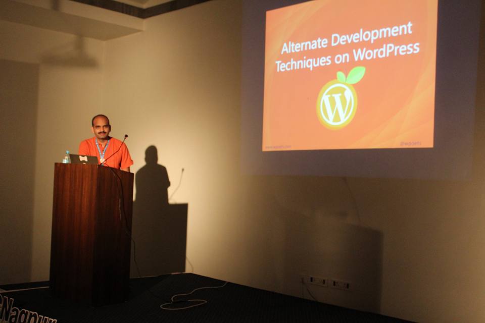 Amit Singh at WordCamp Nagpur