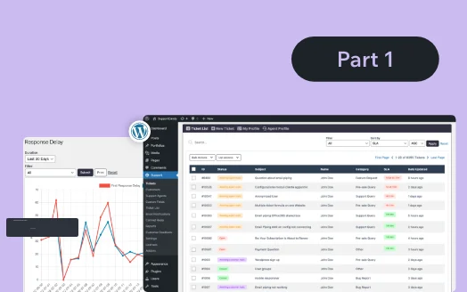 How to integrate a Helpdesk and Customer Support Ticket System in WordPress using SupportCandy (Part 1) featured image
