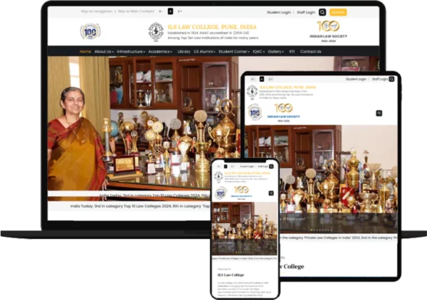 Digitizing Excellence for a Law College with a Dynamic Web Presence