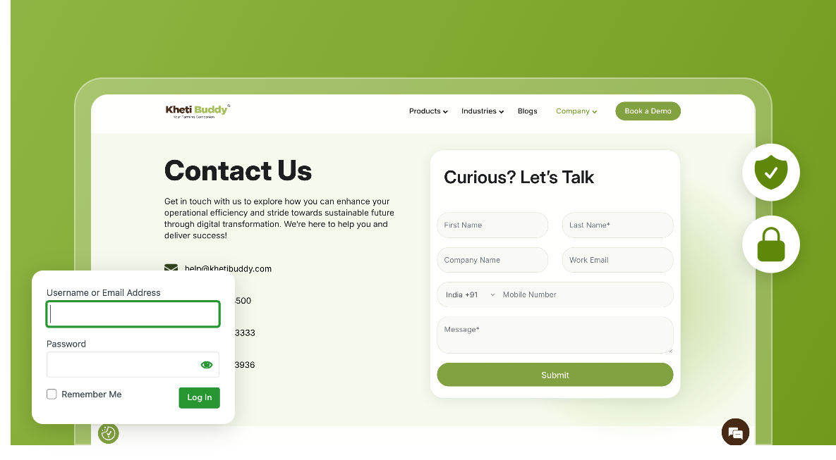 Built-In Security & Expert Support