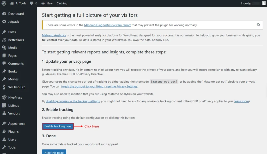 How to Set Up Matomo in WordPress for Complete Website Tracking (Part 1 ...