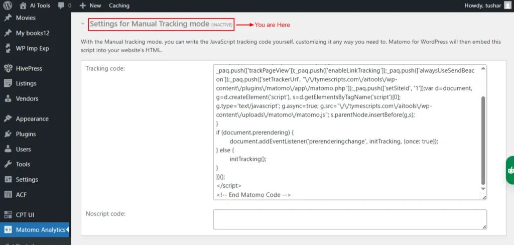 How to Set Up Matomo in WordPress for Complete Website Tracking (Part 3 ...