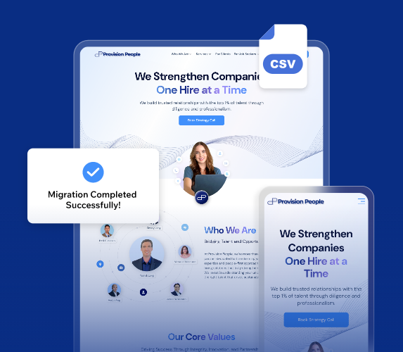 Large-Scale Site migrations